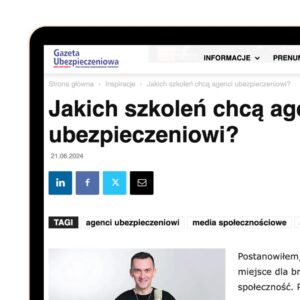 Jakich szkoleń chcą agenci ubezpieczeniowi?