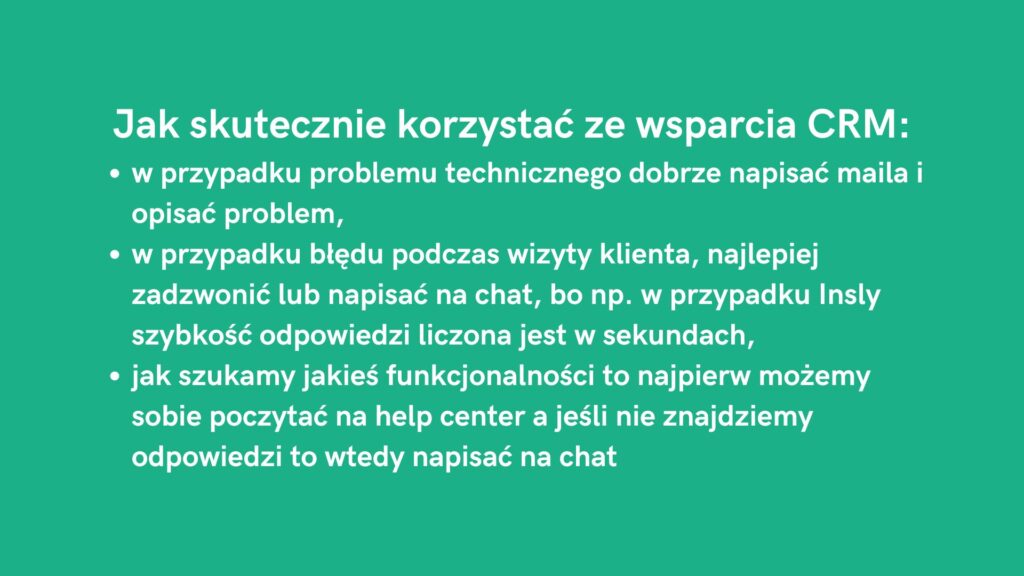 Wsparcie agenta ubezpieczeniowego w programie CRM: jak skutecznie korzystac