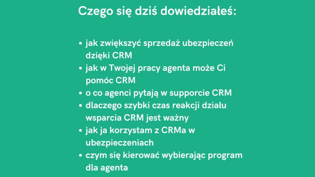 czego się dziś dowiedziałeś