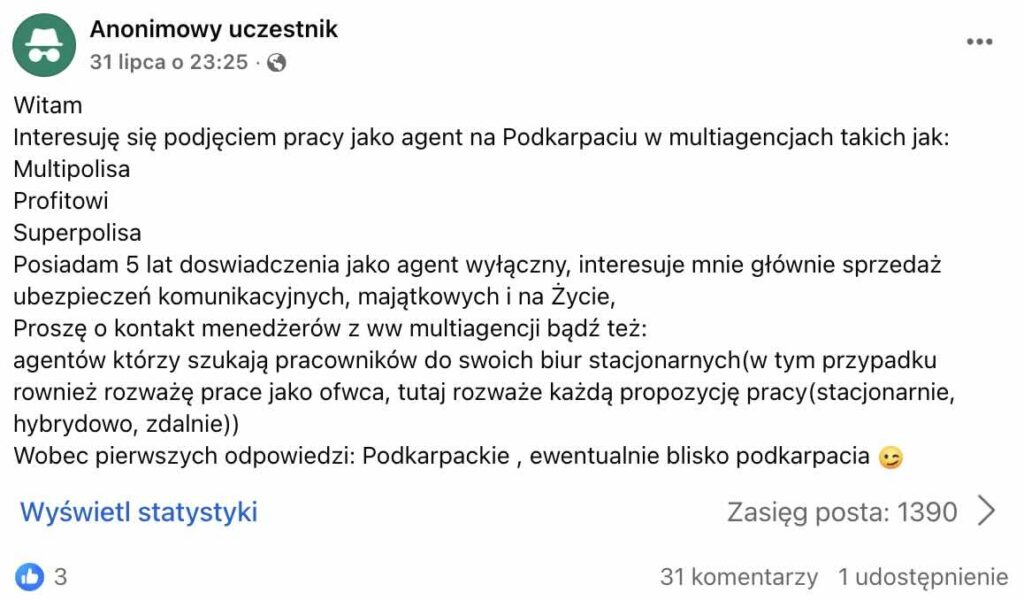 Praca w Multiagencjach na Podkarpaciu - Gdzie Znaleźć Najlepsze Oferty. Cytat z grupy "Praca w ubezpieczeniach".