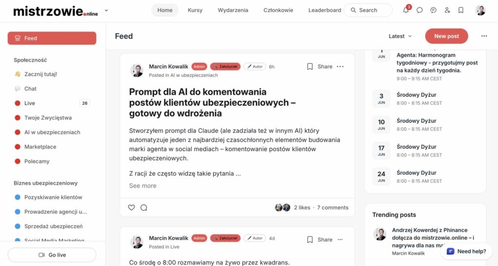 Stworzyłem prompt dla AI który zamienia komentarze w leady ubezpieczeniowe.